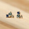 Thumbnail Image 3 of Juliette Maison Natural Multi-Gemstone Constellation Stud Earrings 10K Rose Gold