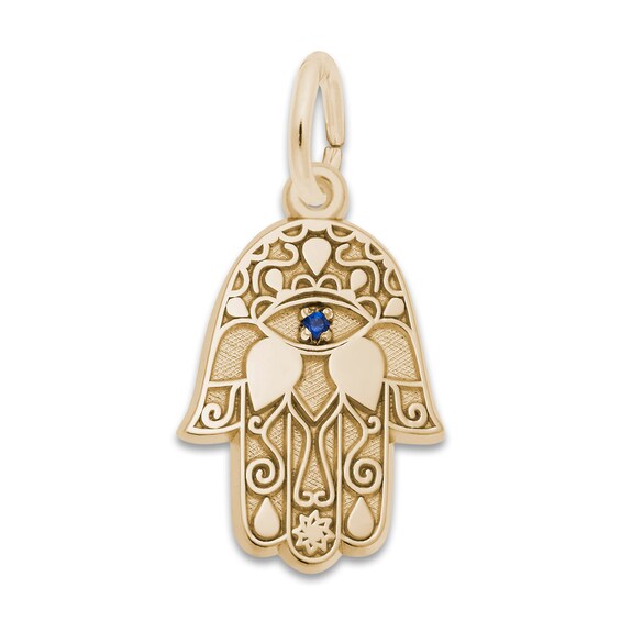 Jared The Galleria Of Jewelry Hamsa Hand Charm 14K Yellow Gold