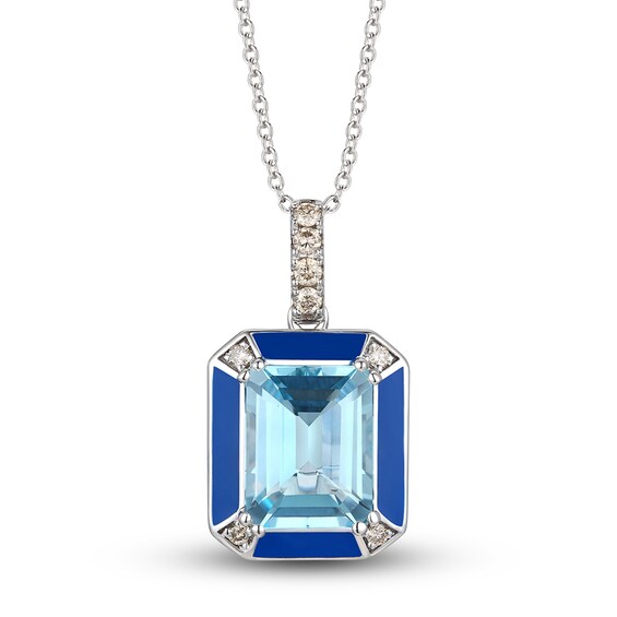 Warren Nantucket Blue Topaz Pendant