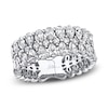 Thumbnail Image 1 of Shy Creation Diamond Ring 1-1/2 ct tw Round/Pear 14K White Gold SC55019349V2