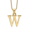 Thumbnail Image 1 of Initial W Necklace 14K Yellow Gold 18"