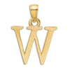 Thumbnail Image 3 of Initial W Necklace 14K Yellow Gold 18"