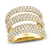 Thumbnail Image 1 of Shy Creation Diamond Ring 2-1/4 ct tw Round 14K Yellow Gold SC55008560
