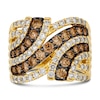 Thumbnail Image 3 of Le Vian Diamond Ring 2-1/4 ct tw Round 14K Honey Gold