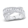 Thumbnail Image 1 of Shy Creation Diamond Ring 1-1/2 ct tw Round/Pear 14K White Gold SC55023220
