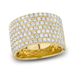 Shy Creation Diamond Ring 2 ct tw Round 14K Yellow Gold SC55022797V3