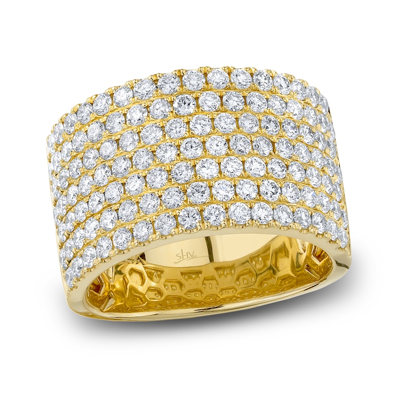 Main Image 1 of Shy Creation Diamond Ring 2 ct tw Round 14K Yellow Gold SC55022797V3