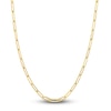 Thumbnail Image 0 of Solid Paper Clip Chain Necklace 18K Yellow Gold 24" 3.8mm