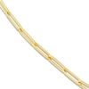 Thumbnail Image 1 of Solid Paper Clip Chain Necklace 18K Yellow Gold 24" 3.8mm