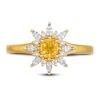 Thumbnail Image 2 of Le Vian Sunny Yellow Diamond Ring 3/4 ct tw Cushion/Marquise/ Round 14K Honey Gold