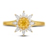 Thumbnail Image 3 of Le Vian Sunny Yellow Diamond Ring 3/4 ct tw Cushion/Marquise/ Round 14K Honey Gold