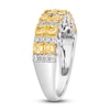 Thumbnail Image 3 of Le Vian Sunny Yellow Diamond Ring 1-3/8 ct tw Round 14K Vanilla Gold