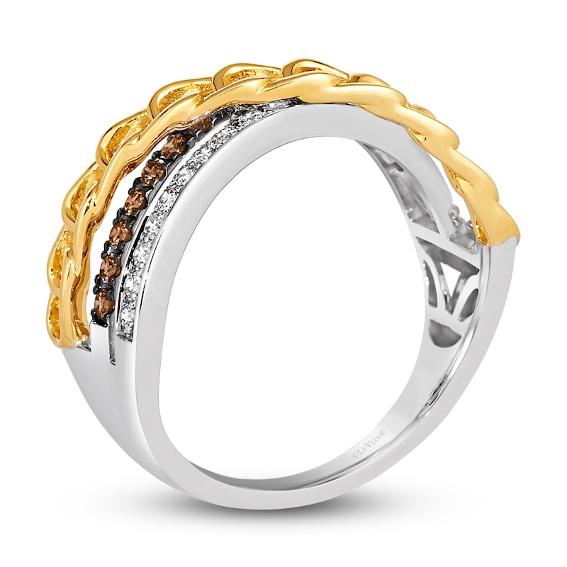 Main Image 2 of Le Vian Diamond Ring 3/8 ct tw Round 14K Two-Tone Gold