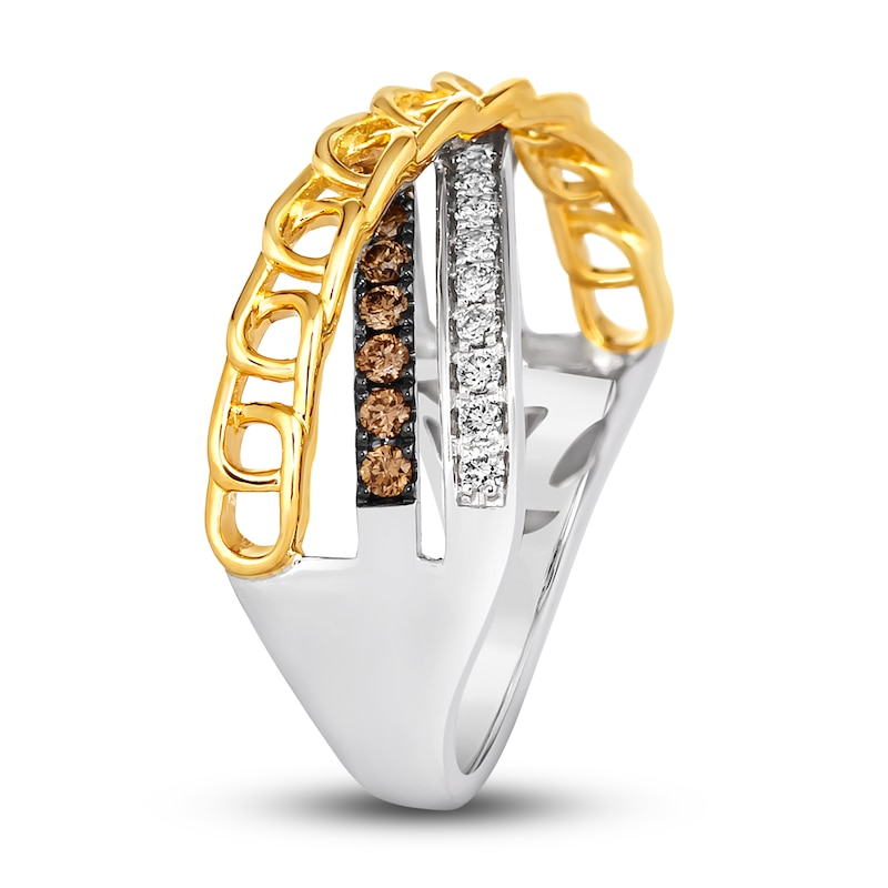 Main Image 4 of Le Vian Diamond Ring 3/8 ct tw Round 14K Two-Tone Gold