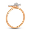 Thumbnail Image 2 of Le Vian Diamond Butterfly Ring 1/4 ct tw Round 14K Strawberry Gold