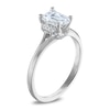 Thumbnail Image 1 of Diamond Engagement Ring 1 ct tw Emerald/Round Platinum