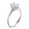Thumbnail Image 2 of Diamond Engagement Ring 1 ct tw Emerald/Round Platinum