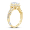 Thumbnail Image 2 of Pnina Tornai Lab-Grown Diamond Engagement Ring 2-3/8 ct tw Oval/Round 14K Yellow Gold