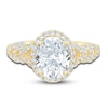 Thumbnail Image 2 of Pnina Tornai Lab-Created Diamond Engagement Ring 2-3/8 ct tw Oval/Round 14K Yellow Gold