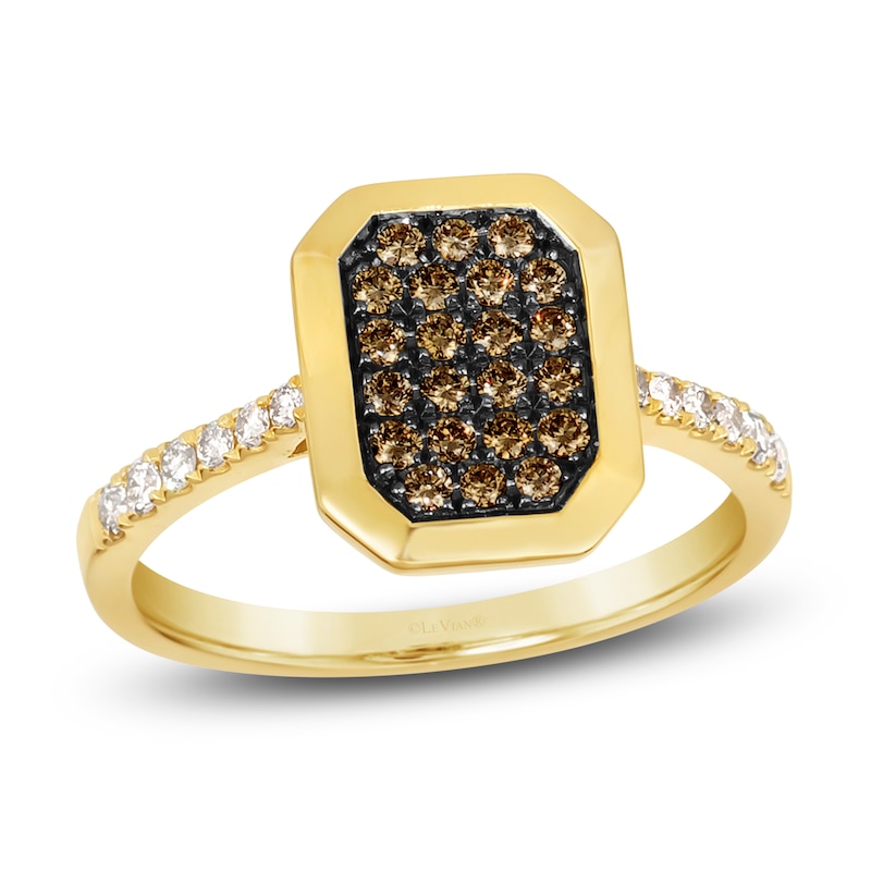 Main Image 1 of Le Vian Diamond Ring 3/8 ct tw Round 14K Honey Gold