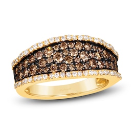 Le Vian Diamond Ring 1-1/6 ct tw Round 14K Honey Gold