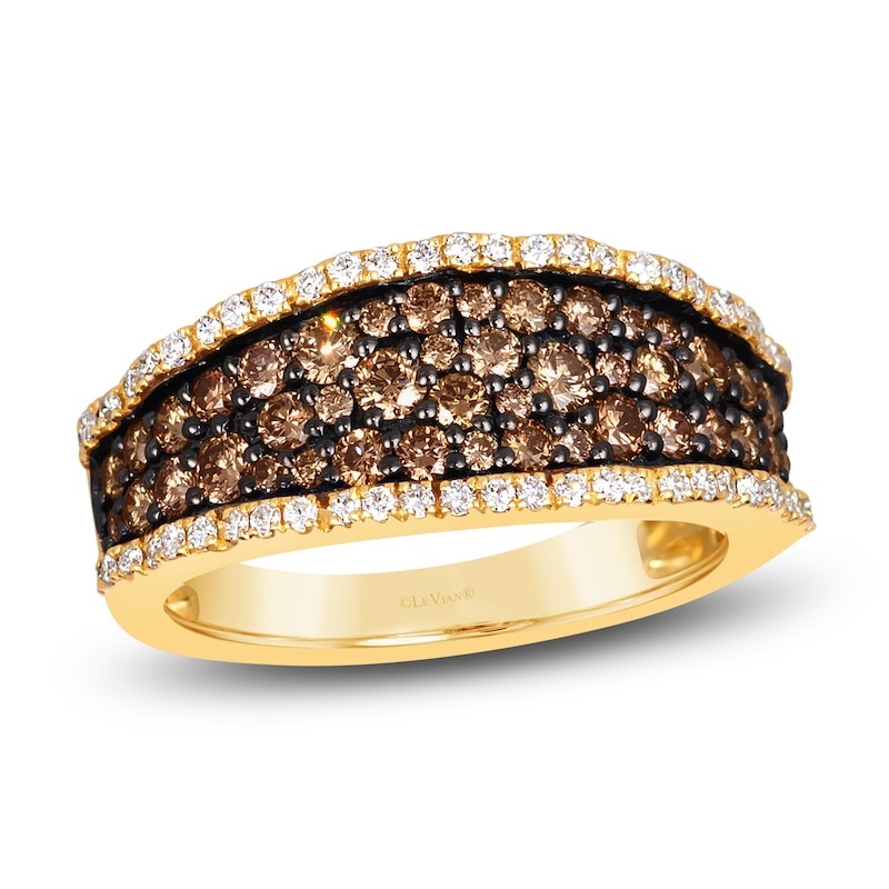 Main Image 1 of Le Vian Diamond Ring 1-1/6 ct tw Round 14K Honey Gold