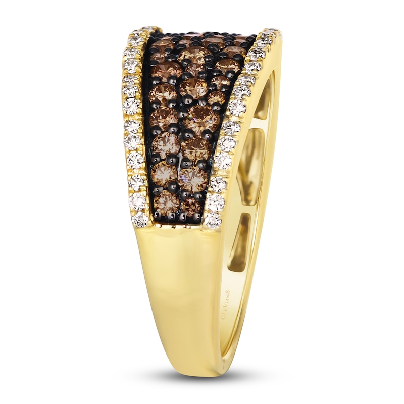 Main Image 3 of Le Vian Diamond Ring 1-1/6 ct tw Round 14K Honey Gold