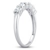 Thumbnail Image 2 of Diamond 5-Stone Anniversary Band 1 ct tw Round 14K White Gold