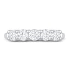 Thumbnail Image 3 of Diamond 5-Stone Anniversary Band 1 ct tw Round 14K White Gold