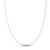 Thumbnail Image 1 of Solid Cable Chain Necklace 14K White Gold 24" 1.4mm