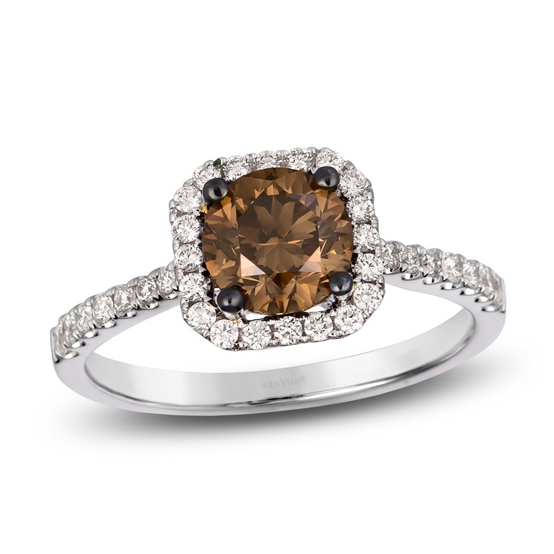 Main Image 1 of Le Vian Diamond Ring 1-1/2 ct tw Round Platinum