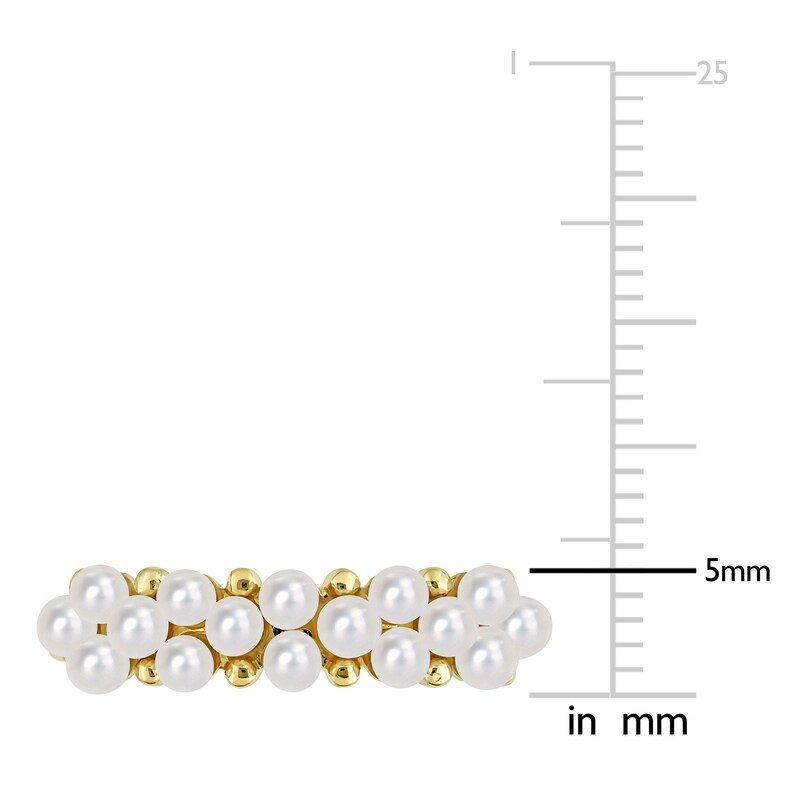 Freshwater Cultured Pearl Seed Ring 14K Yellow Gold