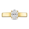 Thumbnail Image 3 of Oval-Cut Diamond Solitaire Ring 3/4 ct tw 14K Yellow Gold 7.5mm