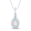 Thumbnail Image 3 of Pnina Tornai Oval & Round Diamond Pendant Necklace 3/4 ct tw 14K White Gold