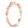Thumbnail Image 2 of Diamond Milgrain Swirl Anniversary Ring 1/10 ct tw 14K Rose Gold