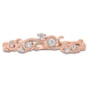 Thumbnail Image 3 of Diamond Milgrain Swirl Anniversary Ring 1/10 ct tw 14K Rose Gold