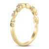 Thumbnail Image 2 of Diamond Milgrain Swirl Anniversary Ring 1/10 ct tw 14K Yellow Gold