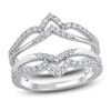 Thumbnail Image 1 of Diamond Contour Enhancer Ring 1/2 ct tw 14K White Gold