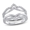 Thumbnail Image 0 of Diamond Contour Enhancer Ring 1/2 ct tw 14K White Gold