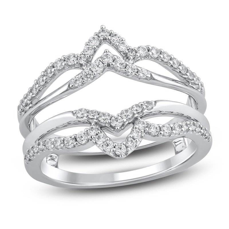 Diamond Contour Enhancer Ring 1/2 ct tw 14K Gold