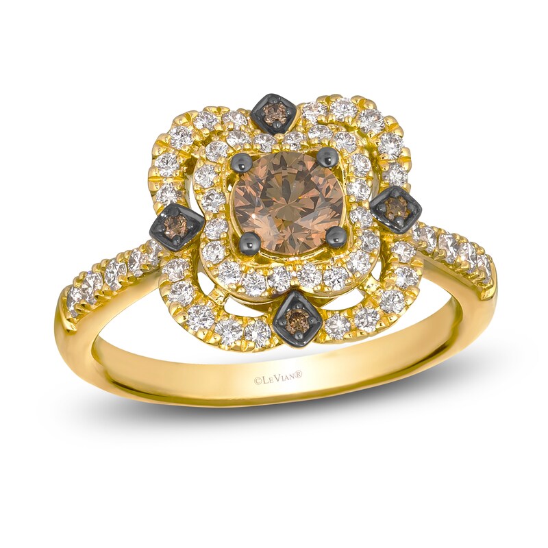 Main Image 1 of Le Vian Diamond Ring 1 ct tw 14K Honey Gold