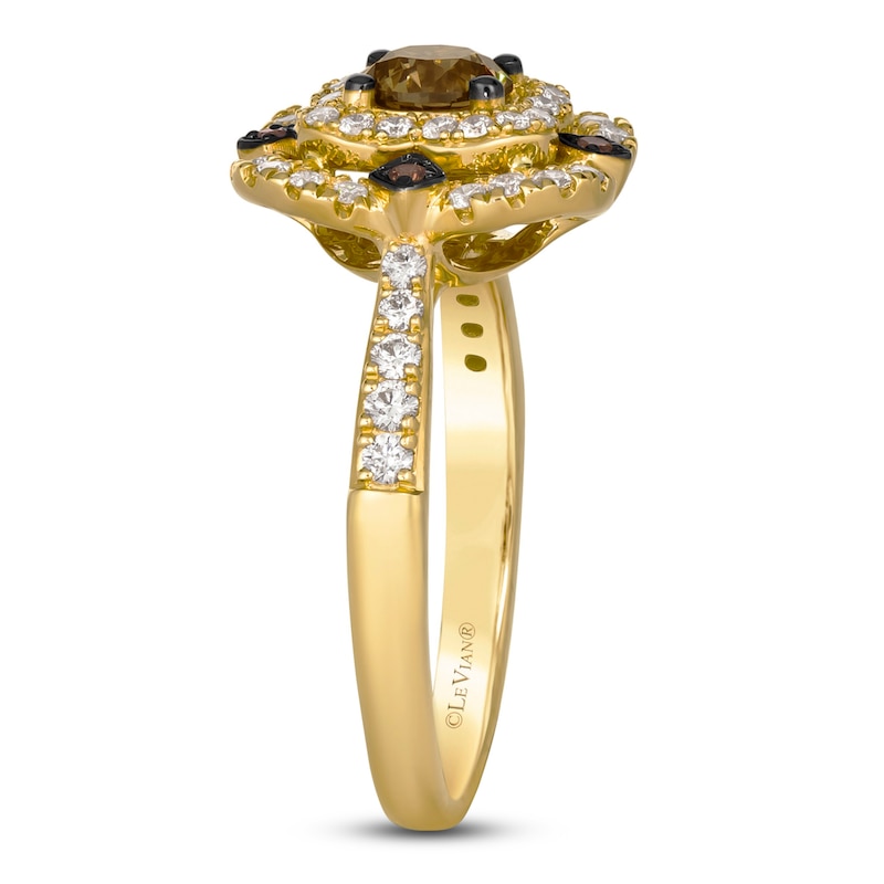 Main Image 3 of Le Vian Diamond Ring 1 ct tw 14K Honey Gold