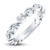 Thumbnail Image 2 of Kirk Kara Lace Milgrain Wedding Band 18K White Gold