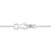 Thumbnail Image 5 of Lab-Grown Diamond Cross Necklace 1 ct tw 14K White Gold 18"