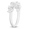 Thumbnail Image 2 of Marquise & Round-Cut Lab-Grown Diamond Ring 1-1/2 ct tw 14K White Gold