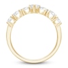 Thumbnail Image 3 of Pear, Emerald & Round-Cut Lab-Grown Diamond Contour Ring 1-1/2 ct tw 14K Yellow Gold