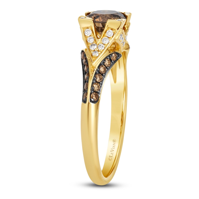 Main Image 3 of Le Vian Diamond Ring 1 ct tw 14K Honey Gold
