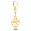 Thumbnail Image 2 of Charm'd by Lulu Frost Diamond Accent Heart with Cross Dangle Charm 10K Yellow Gold