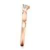 Thumbnail Image 3 of J'Lure Lab-Grown Diamond Scalloped Wedding Band 1/8 ct tw 18K Rose Gold