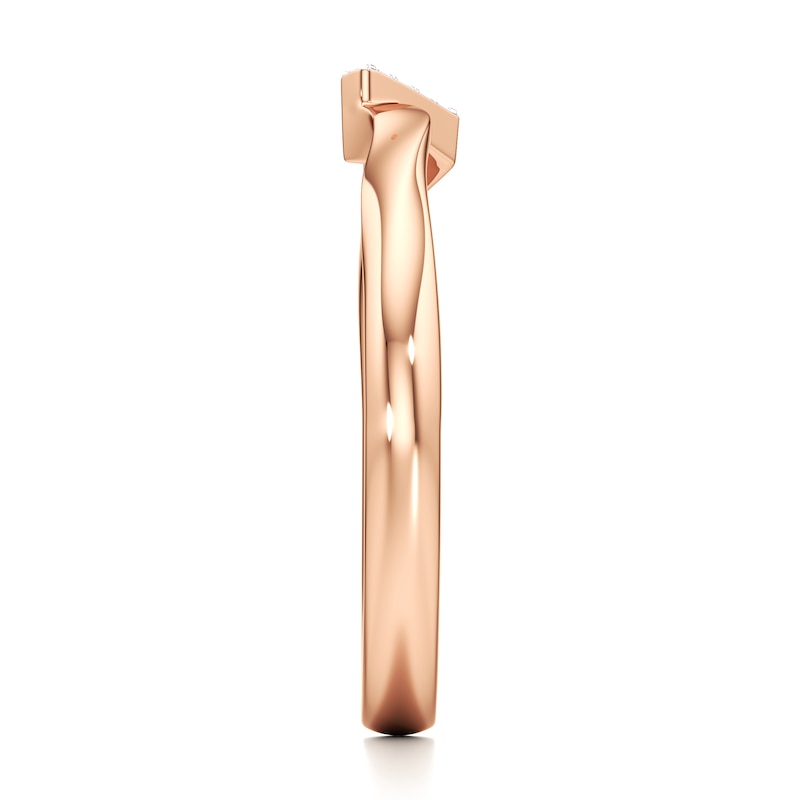 Main Image 3 of J'Lure Lab-Grown Diamond Wedding Band 1/15 ct tw 18K Rose Gold